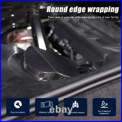 Real Carbon Fiber Engine Bay Tank Panel Cover Frame Trim For Corvette C8 2020-26