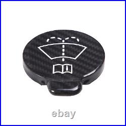 Real Carbon Fiber Engine Oil water tank Cap Cover Trim Fits Corvette C8 2020-24