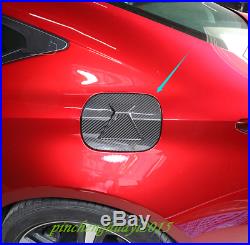Real Carbon Fiber Fuel Tank Cap Gas Oil Box Cover Trim For Lexus RC200/300 15-19