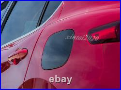 Real Carbon Fiber Fuel Tank Cap Gas Oil Cover Trim For Alfa Romeo Stelvio 17-19