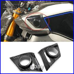 Real Carbon Fiber Tank Side Fairing Cover For 2024-2026 MT09 Frame Cover