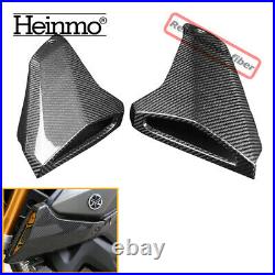 Rear Carbon Fiber Gas Fuel Side Tank Air Intake Panel Cover For Yamaha MT09 FZ09