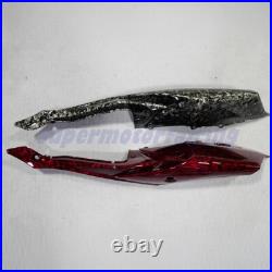 Red Black Forged Carbon Fiber Fairing Kit +Tank Fit Suzuki GSXR600/750 2008-2010