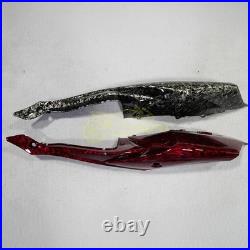 Red Black Forged Carbon Fiber Fairing Kit +Tank For Suzuki GSXR600/750 2008-2010