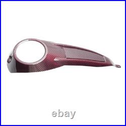 Red Carbon Fiber Gas Fuel Tank Console for Harley 24-25 Road Glide FLHX FLTRXSE