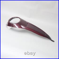 Red Carbon Fiber Gas Fuel Tank Console for Harley 24-25 Road Glide FLHX FLTRXSE