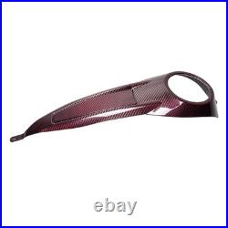 Red Carbon Fiber Gas Fuel Tank Console for Harley 24-25 Road Glide FLHX FLTRXSE