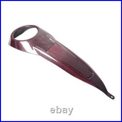 Red Carbon Fiber Gas Fuel Tank Console for Harley 24-25 Road Glide FLHX FLTRXSE