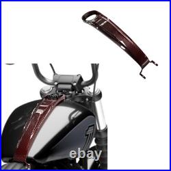 Red Carbon Fiber Gas Fuel Tank Panel Cover for Harley 18-24 Softail Street Bob