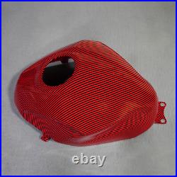 Red Carbon Fiber Paint Fairing Kit + Tank Cover For Kawasaki Ninja 400 2018-2023
