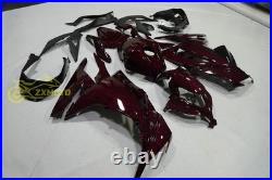 Red Forged Carbon Fiber Fairing Kit &Tank +Bolt for Kawasaki Ninja 300 2013-2017