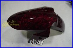 Red Forged Carbon Fiber Fairing Kit &Tank +Bolt for Kawasaki Ninja 300 2013-2017