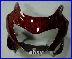 Red Forged Carbon Fiber Fairing Kit+Tank Cover For Honda CBR600F4 1999 2000 US
