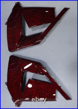 Red Forged Carbon Fiber Fairing Kit+Tank For Kawasaki Ninja ZX-10R 2004-2005 US