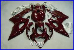 Red Forged Carbon Fiber Fairing +Tank Cover for Suzuki GSXR1000 2005-2006 Kit