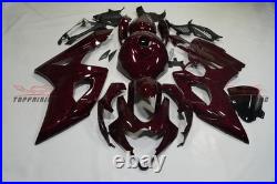 Red Forged Carbon Fiber Fairing +Tank Cover for Suzuki GSXR1000 2005-2006 Kit