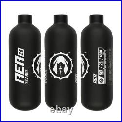 Renatus Group Sicariis AER 26ci/4500psi Paintball HPA Tank FS Hero 2 Reg Black