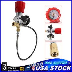 SCBA Fill Station Charging Adapter Regulator Valve For PCP Air Tank S 4500Psi