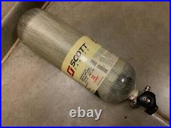 SCOTT 4500psi 60min Snap Change Carbon Fiber SCBA Bottle Cylinder Tank MFG 2012