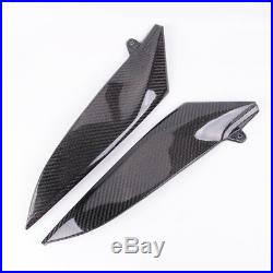 ST 2x Carbon Fiber Tank Side Covers Panels Fairing For Yamaha YZF R1 04-06 2005