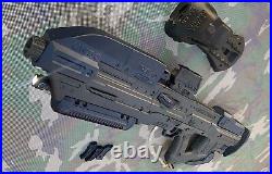 Savage Combat Halo MA40 Assault Rifle Black/Blue Tippmann A5 Paintball Marker Savage Combat Halo MA40 Assault Rifle Black/Blue Tippmann A5 Paintball Marker