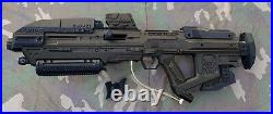 Savage Combat Halo MA40 Assault Rifle Black/Blue Tippmann A5 Paintball Marker Savage Combat Halo MA40 Assault Rifle Black/Blue Tippmann A5 Paintball Marker
