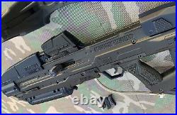 Savage Combat Halo MA40 Assault Rifle Black/Blue Tippmann A5 Paintball Marker Savage Combat Halo MA40 Assault Rifle Black/Blue Tippmann A5 Paintball Marker