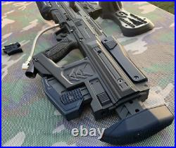 Savage Combat Halo MA40 Assault Rifle Black/Blue Tippmann A5 Paintball Marker Savage Combat Halo MA40 Assault Rifle Black/Blue Tippmann A5 Paintball Marker
