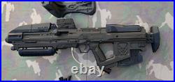 Savage Combat Halo MA40 Assault Rifle Black/Blue Tippmann A5 Paintball Marker Savage Combat Halo MA40 Assault Rifle Black/Blue Tippmann A5 Paintball Marker