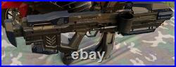 Savage Combat Halo MA40 Assault Rifle Black/Blue Tippmann A5 Paintball Marker Savage Combat Halo MA40 Assault Rifle Black/Blue Tippmann A5 Paintball Marker