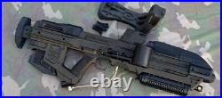 Savage Combat Halo MA40 Assault Rifle Black/Blue Tippmann A5 Paintball Marker Savage Combat Halo MA40 Assault Rifle Black/Blue Tippmann A5 Paintball Marker