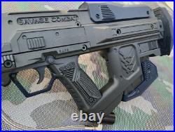 Savage Combat Halo MA40 Assault Rifle Black/Blue Tippmann A5 Paintball Marker Savage Combat Halo MA40 Assault Rifle Black/Blue Tippmann A5 Paintball Marker