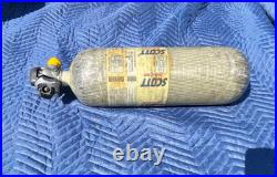 Scott 45-Min Carbon Fiber Air Tank with Quick Disconnect PCP Air & Paintball Use