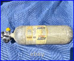 Scott 45-Min Carbon Fiber Air Tank with Quick Disconnect PCP Air & Paintball Use