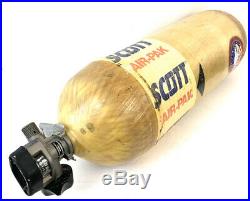 Scott 4500 PSI 60 Minute Carbon Fiber SCBA 60min Bottle Cylinder Tank W Valve