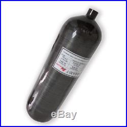 Shooting 6.8L 4500psi Black Compressed Air Bottle Carbon Fiber Tank Mfr 2018