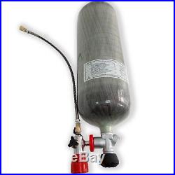 Shooting 9L CE 4500Psi SCBA Bottle Carbon Fiber Air Tank Paintball Filling Kits
