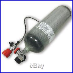 Shooting 9L CE 4500psi Carbon Fiber Scuba Tank PCP Cylinder Air Bottle Kits