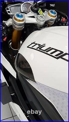 TRIUMPH Daytona 675 R 2013-2020 Carbon Fiber Tank Sliders Protectors Guards