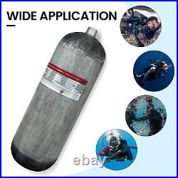 TUDIVING 4500Psi Pcp 12L CE approved Carbon Fiber Tank for Air Rifle Snorkeling