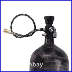 TUDIVING 4500Psi Pcp 12L Carbon Fiber Tank with Filling Regulator Valve