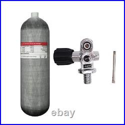 TUDIVING 4500Psi Pcp 4.7L 286Cu Carbon Fiber Tank with DIN/Yoke Valve for Airgun