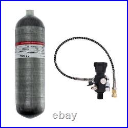 TUDIVING 4500Psi Pcp 4.7L 286Cu Carbon Fiber Tank with Filling Regulator Valve