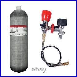 TUDIVING 4500Psi Pcp 4.7L 286Cu Carbon Fiber Tank with Filling Regulator Valve