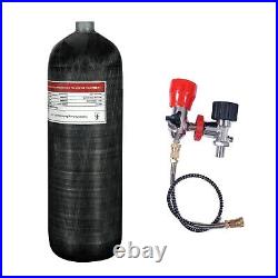 TUDIVING 4500Psi Pcp 6.8L 414Cu Carbon Fiber Tank with Filling Regulator Valve