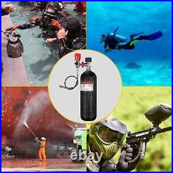 TUDIVING 4500Psi Pcp 6.8L 414Cu Carbon Fiber Tank with Filling Regulator Valve