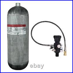 TUDIVING 4500Psi Pcp 9L 550Cu Carbon Fiber Tank with Filling Regulator Valve