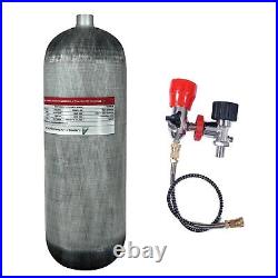 TUDIVING 4500Psi Pcp 9L 550Cu Carbon Fiber Tank with Filling Regulator Valve