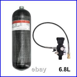 TUDIVNG 414ci/4500psi Carbon Fiber Paintball Tank Scuba Tank With Valve