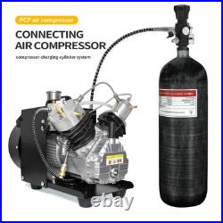 TUDIVNG 414ci/4500psi Carbon Fiber Paintball Tank Scuba Tank With Valve